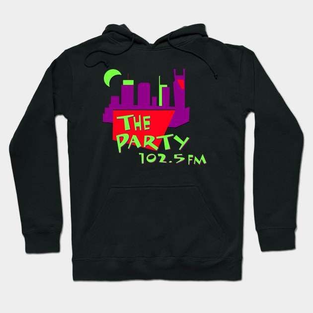 102.5 FM The Party Nashville | 90s Defunct Radio Station | Nashville Stickers, Nashville T-Shirts Hoodie by The90sMall